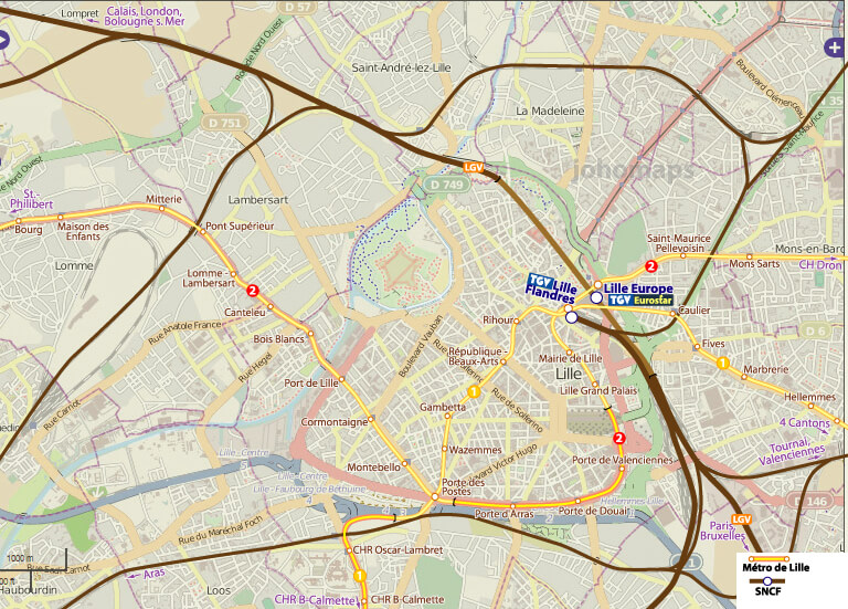 Lille tgv plan