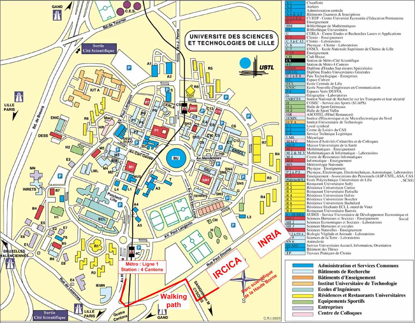 Lille university plan