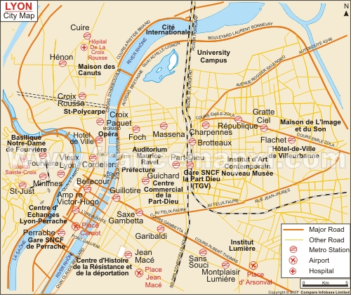 lyon centre plan