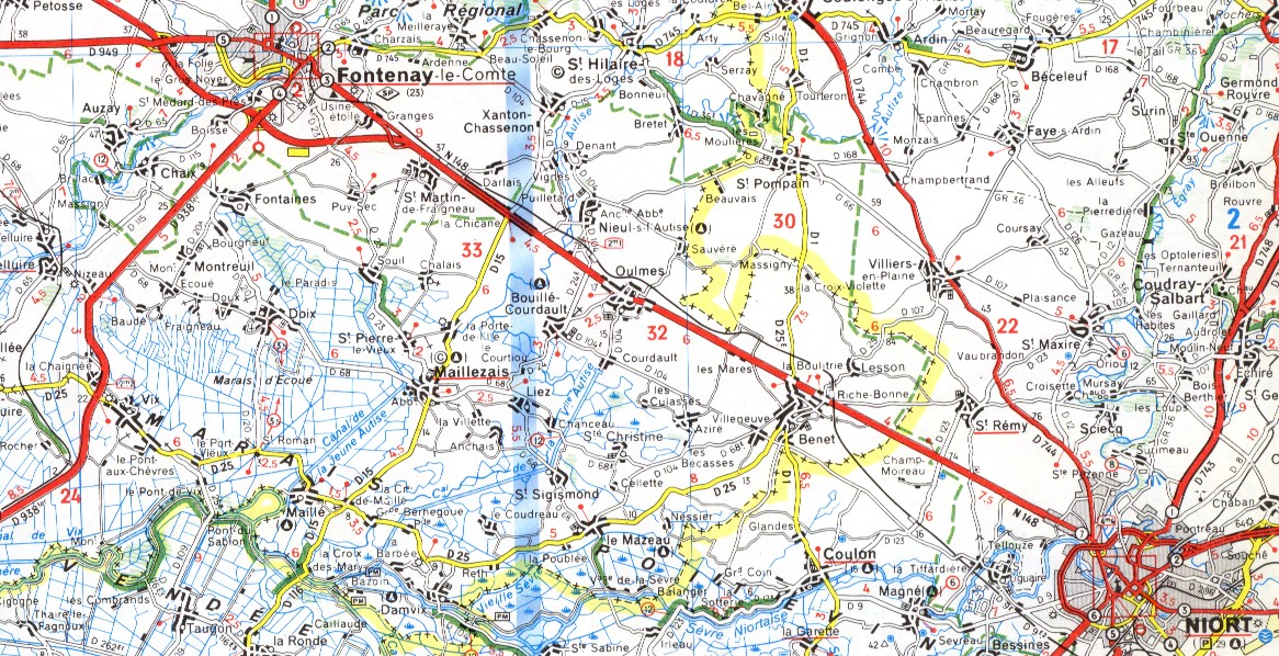 Niort itineraire plan