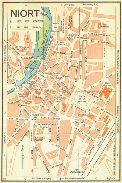 france niort 1932 plan