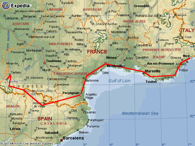 Perpignan marseille plan