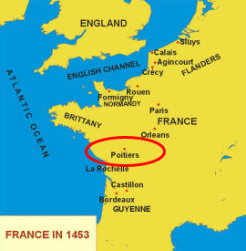 Poitiers france plan