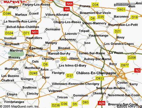 champaign Reims plan