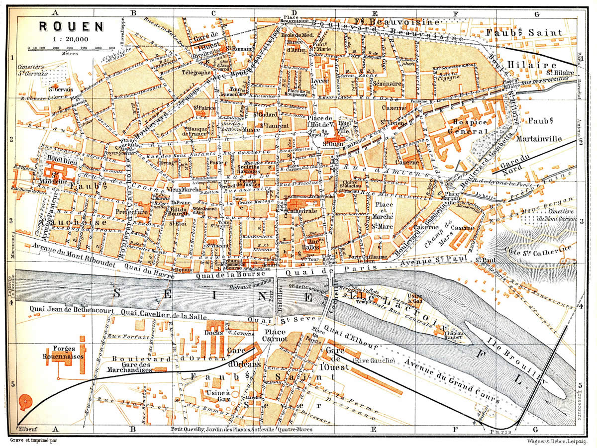 Rouen plan 1899