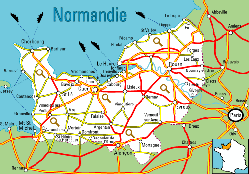 normandie Rouen plan