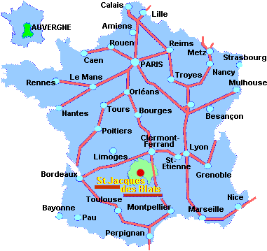 Saint Etienne france plan