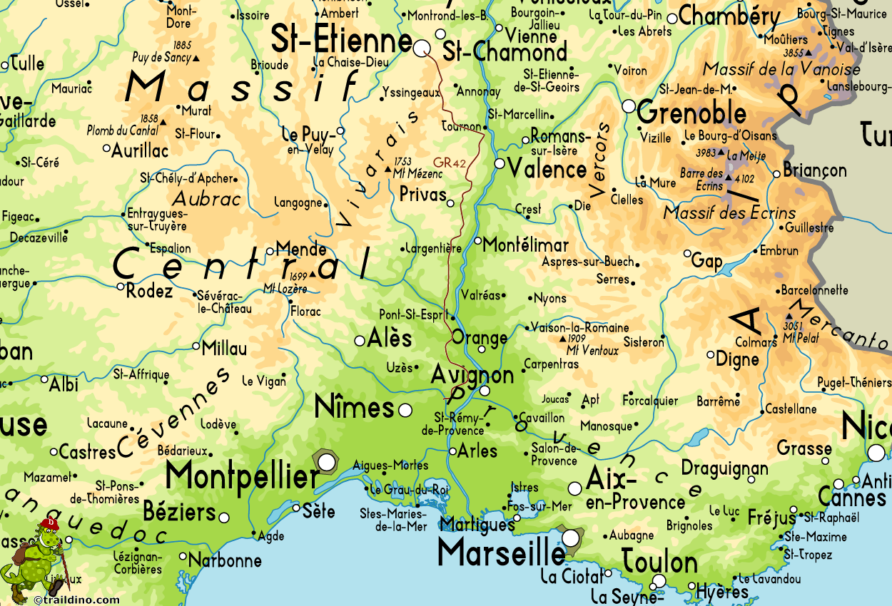 Saint Etienne regional plan