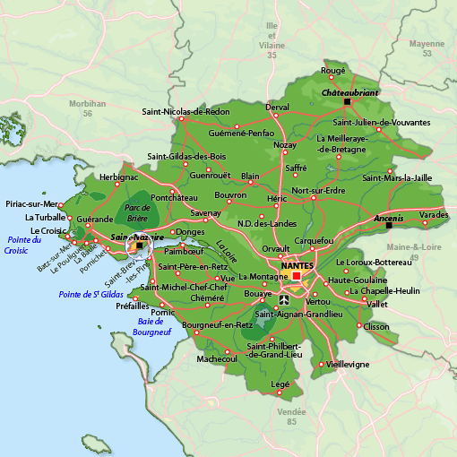 Saint Nazaire regions plan