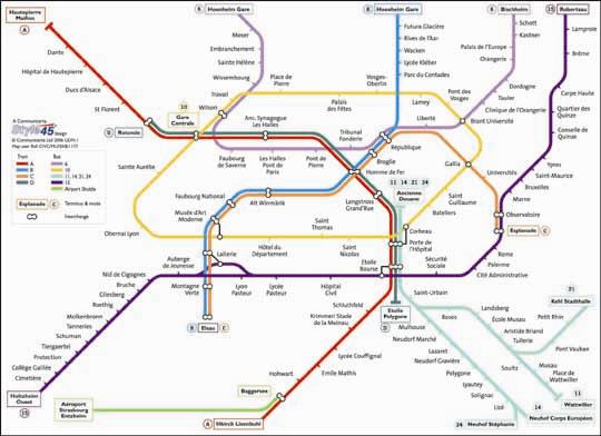 Strasbourg metro plan