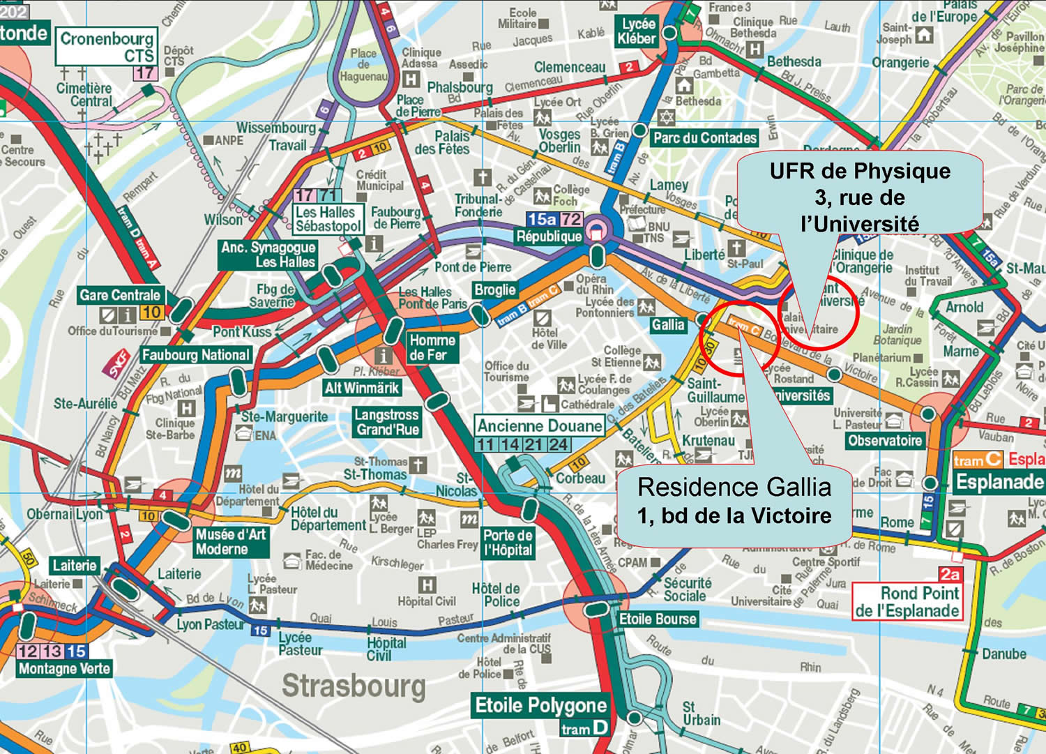 Strasbourg university plan