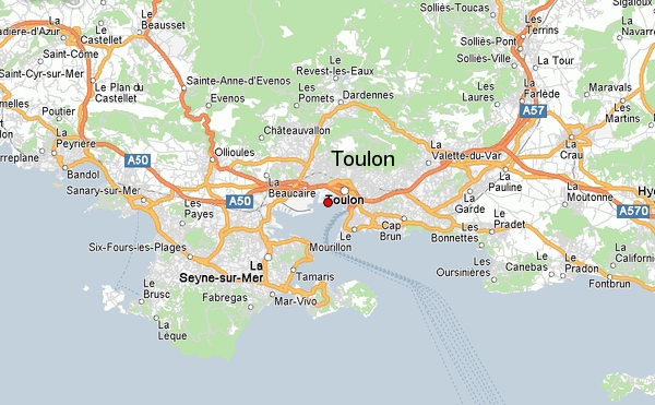 Toulon regions plan