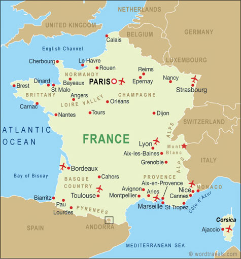 france Tours plan