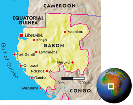 gabon cartes