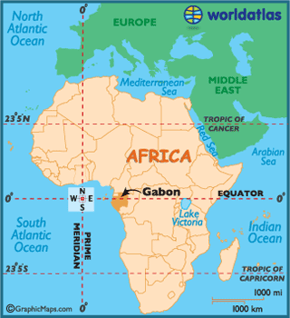gabon carte afrique