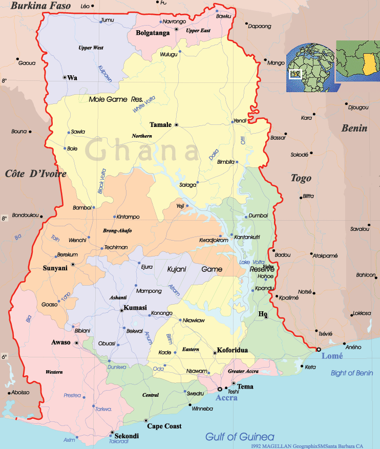 carte ghana