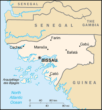 guinee Bissau cartes