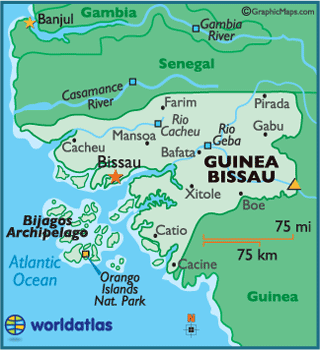 guinee bissau carte