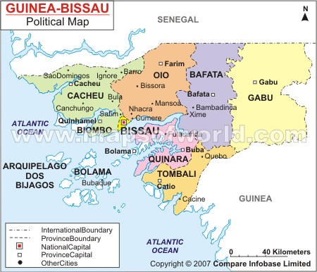 guinee bissau politique carte