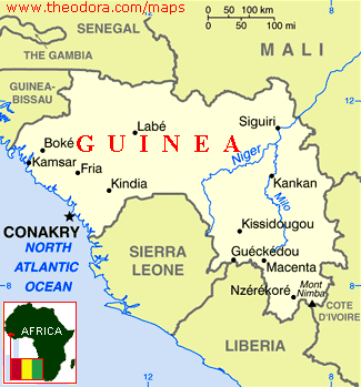 guinee carte afrique