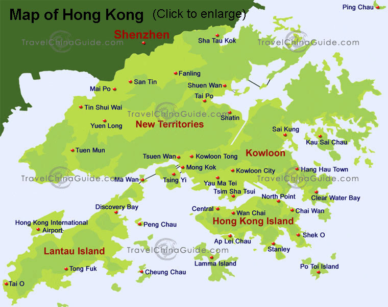 carte du hong kong