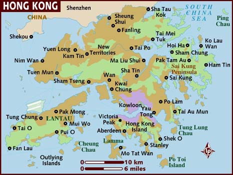 carte du hong kong