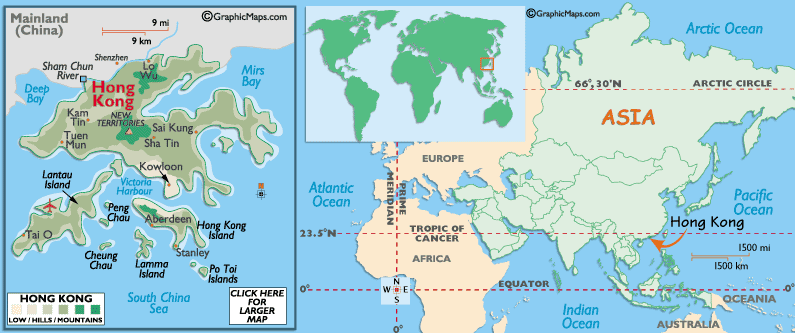 hong kong carte location