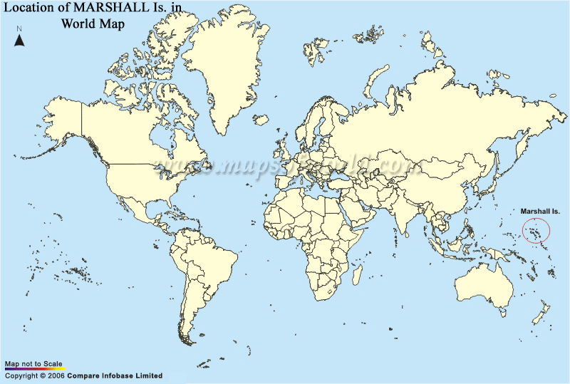iles marshall carte monde