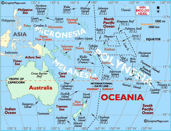 iles salomon carte australie