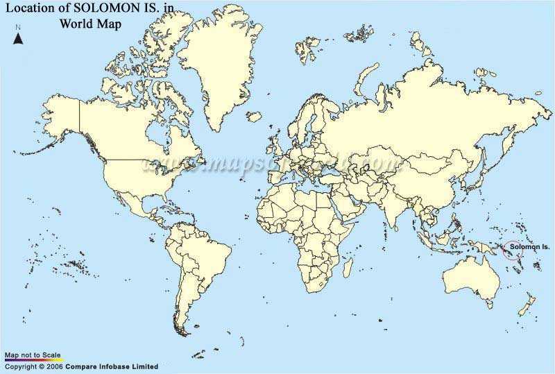 iles salomon monde carte