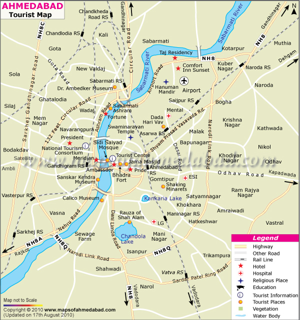 ahmedabad touristique plan