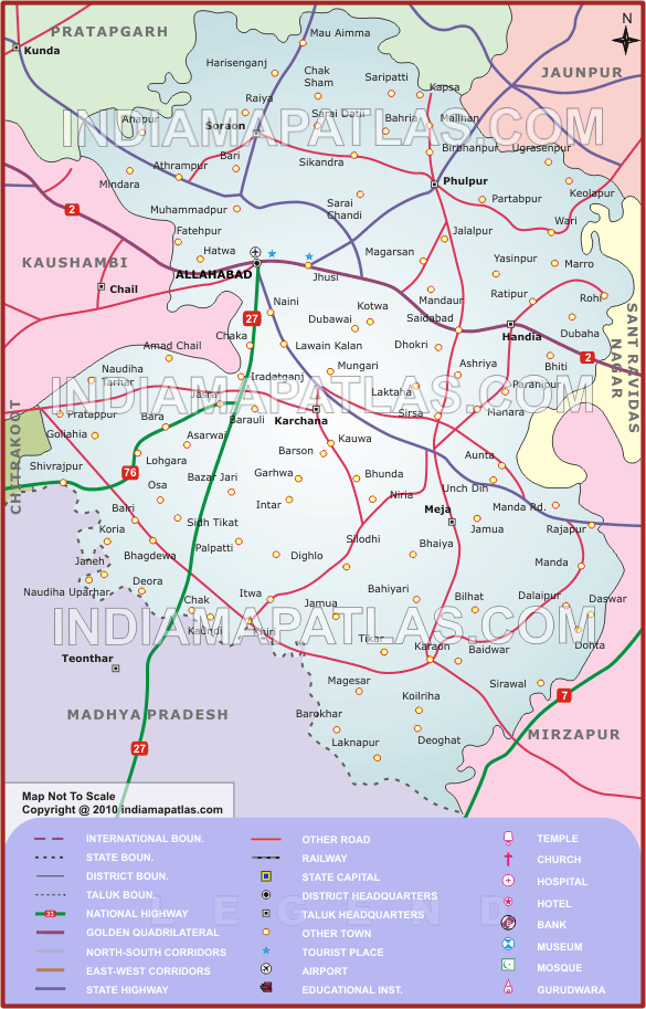 allahabad itineraire plan