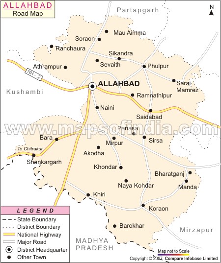 allahabad itineraire plan