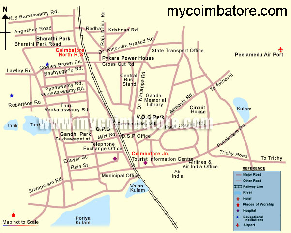 Coimbatore quartiers plan