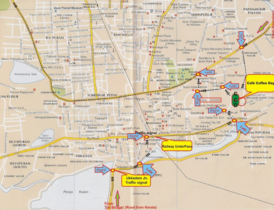 Coimbatore centre plan