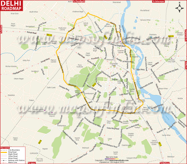 delhi routes plan