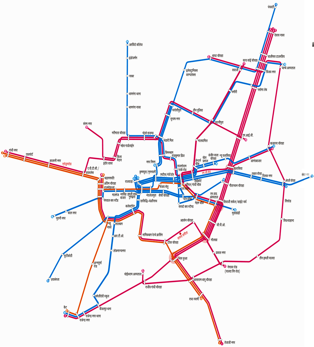 Indore Bus plan