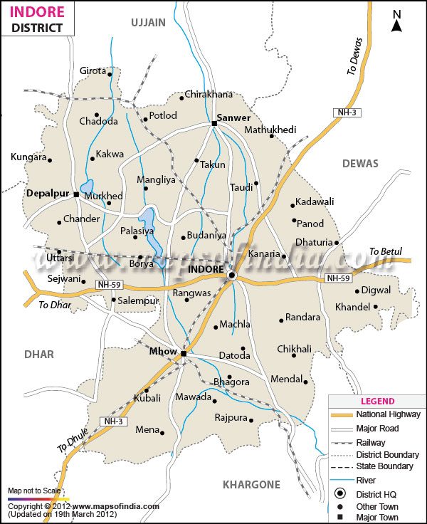 quartier plan de indore