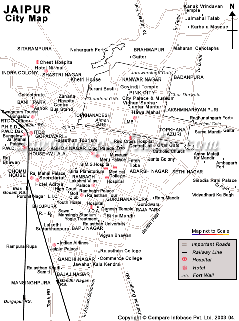 Jaipur touristique plan