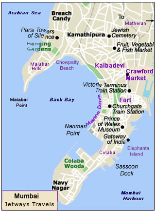 centre ville plan de mumbai