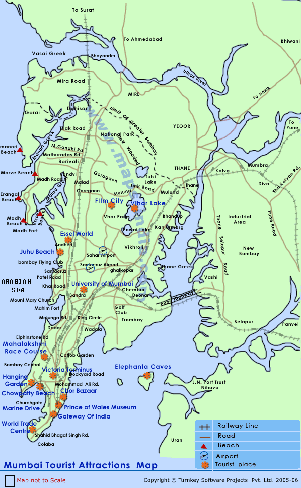 mumbai touristique plan