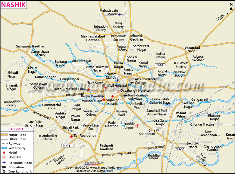 nashik itineraire plan