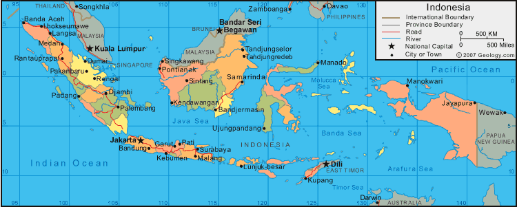 cartes du indonesie