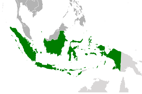 vide indonesie carte