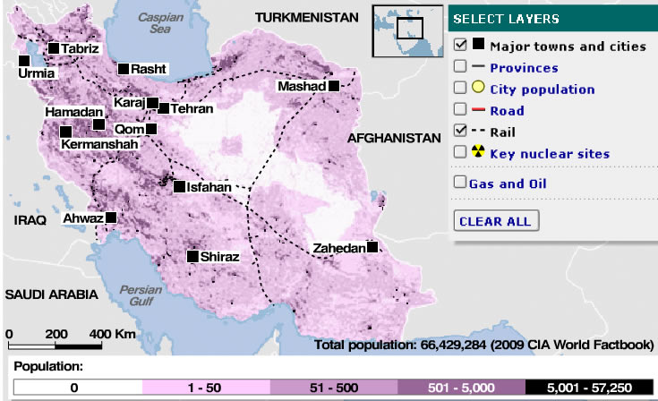 iran rail carte