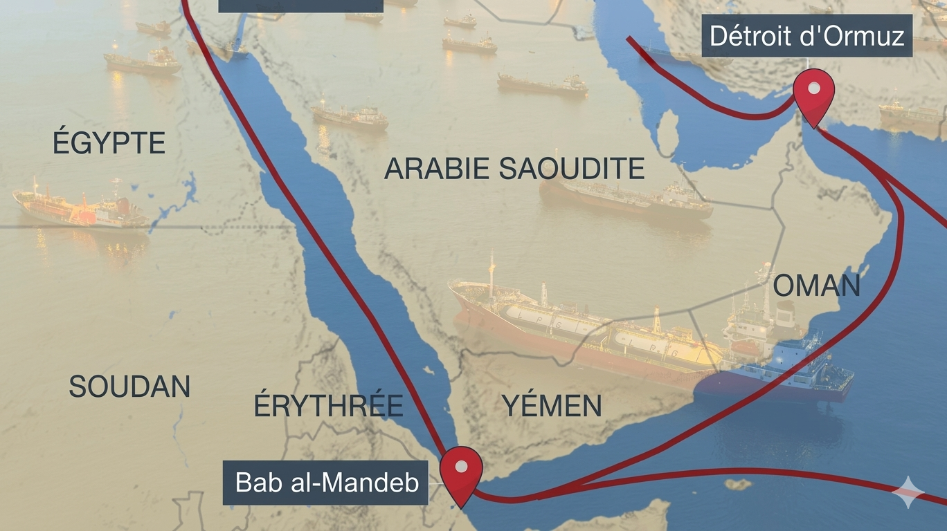 Routes alternatives au détroit d'Ormuz