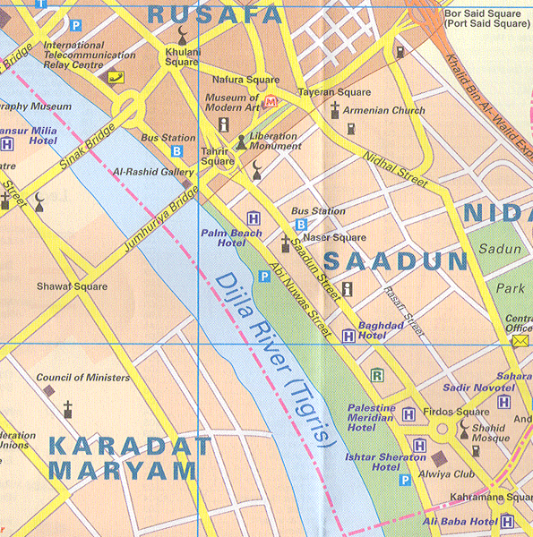 centre ville baghdad plan