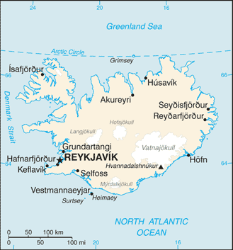 islande carte