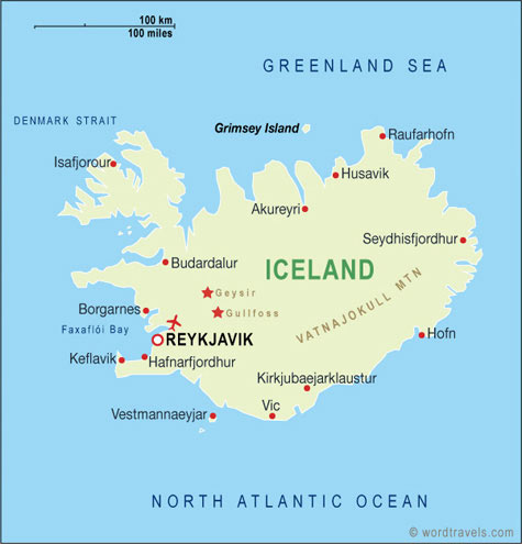 islande carte