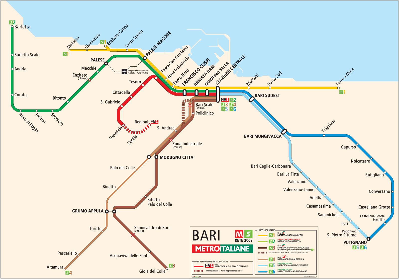 bari metro plan